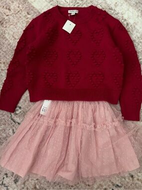 Crewcuts Sweater with Gapkids Tulle Skirt